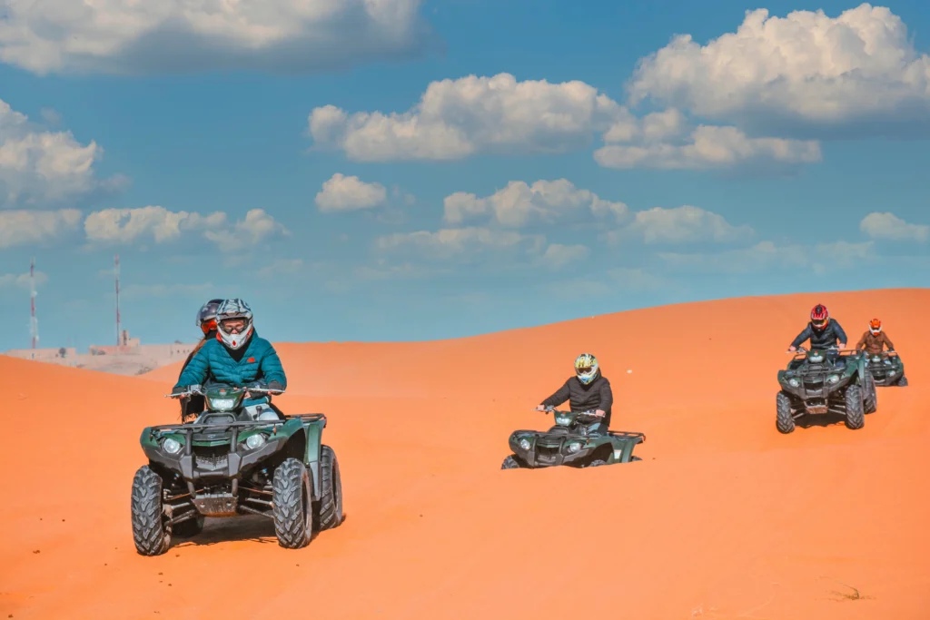 Quad biking