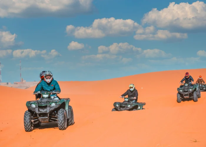 Quad biking