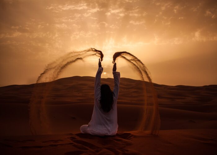 Sunset & camel ride